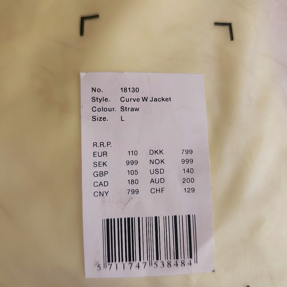 RAINS Curve W Jacket -Reusable Raincoat - Picture 3 of 5